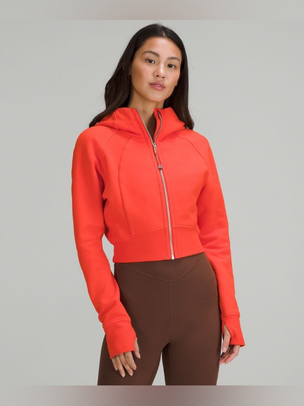 Lululemon Scuba Full Zip Cropped Hoodie